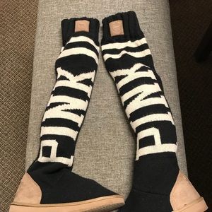 Pink Victoria Secret Rare Boots